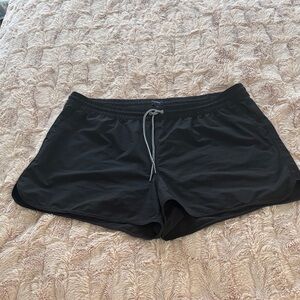 JCrew Women’s Black Athletic Shorts with Drawstring